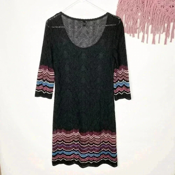 Missoni Crochet Knit Dress Size Large - Picture 1 of 8